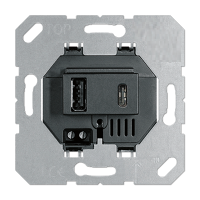 Donel USB зарядное устройство, 3.1A тип A, С черный, DUSB3100ANC