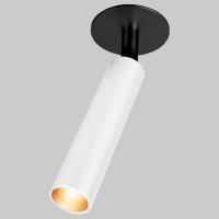 Встраиваемый светодиодный светильник Diffe белый/черный 5W 4200K 25027/LED Elektrostandard Diffe a058216