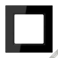 JUNG Рамка 1-кратная, чёрный