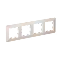 Systeme Electric AtlasDesign Air Жемчуг/дымчатый белый Рамка 4-ая Systeme Electric AtlasDesign Air Жемчуг/дымчатый белый Рамка 4-ая