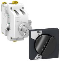 SE Acti 9 Черная Рукоятка поворотная с передаточным механизмом для iC60, iC60+Vigi