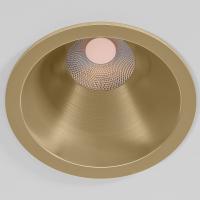 Светильник встраиваемый светодиодный Forte 15W 4000K латунь 25071/LED Elektrostandard Forte a069411