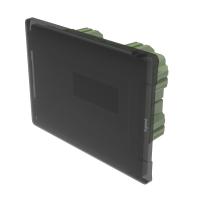 Legrand Practibox3 Щиток распределительный в нишу на 8 модулей с клеммником РЕ, прозрачная дверь