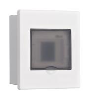 Dekraft Корпус встраиваемый прозр. дв. 1 ряд 4 мод. IP41 ЩРВ-М