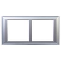 DKC Avanti Серебристый металлик Рамка-суппорт для In-liner Front 4 модуля