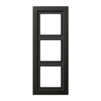 JUNG LSD Антрацит (лакированный алюминий) Рамка 3-ая