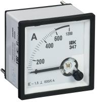 IEK Амперметр Э47 600/5А кл. точн. 1,5 96х96мм