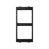 Simon Connect Графит Адаптер вертикальный на 2 модуля K45 45х45мм, Cima-модуль 52x108 мм