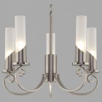 Классическая подвесная люстра 60117/5 никель Eurosvet Banci