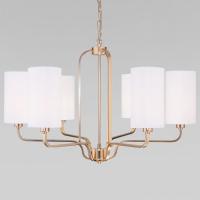 Подвесная люстра с абажурами 60128/6 золото Eurosvet Purezza
