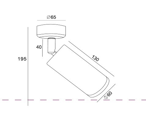 Потолочный светильник C017CW-01GF Maytoni Focus