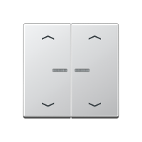 JUNG Клавиши для сдвоенной кнопки BCU, алюминий