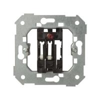 Simon 75 Мех Выключатель под карточку с 2 микровыключателями, проходной со свет.индик, 6А(2А), 250В, S82,82N,88