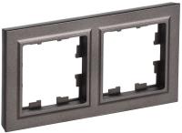 IEK BRITE Рамка 2-мест. РУ-2-БрТБ бр.