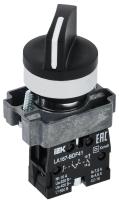 IEK Переключатель LA167-BDF41 2 положения 1з черный