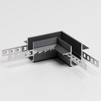 Slim Magnetic Коннектор угловой для встраиваемого шинопровода под ГКЛ 12,5мм черный 85212/00 Elektrostandard Slim Magnetic a067500