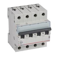 Legrand TX3 Автоматический выключатель 4P 50A (B) 6000/10kA