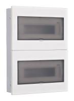 Dekraft Корпус встраиваемый прозр. дв. 2 ряда 26 мод. IP41 ЩРВ-М