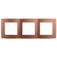 ЭРА 12-5003-14 Медь Рамка на 3 поста, 12