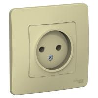 SE Blanca внутр Беж Розетка б/з без шторок, 16А, 250В