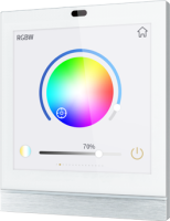 Donel Сенсорная панель KNX стандартная, цвет белый, с базой данных и сертификатом, 4-дюймовый цветной сенсорный экран IPS Smart Touch V40, DTTF4015300