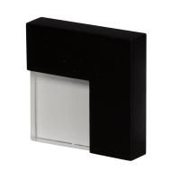 Zamel Светильник TICO Черный/Тепл.бел. на стену, без рамки 14V DC