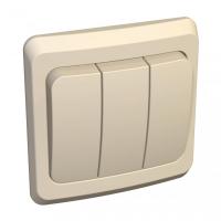 SE Этюд Крем Выключатель 3-клавишный