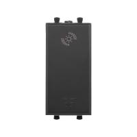 DKC Avanti Черный матовый Диммер кнопочный для LED ламп 1 модуль