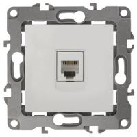 ЭРА 12-3105-01 Белый Розетка телефонная RJ11, IP20, 12