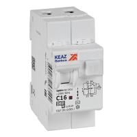 КЭАЗ АВДТ с защитой от сверхтоков OptiDin D63-23C16-AC-У3 (2P, C16, 100mA, 4,5кА)