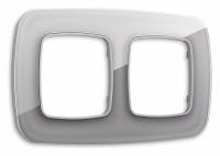 Рамка OMEGA Radian (Сталь Стекло органическое) 2-ая OF320502