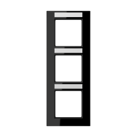 JUNG Рамка 3-кратная, чёрный