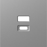 Donel Накладка для розеток USB, сталь, серия A07, DE28637