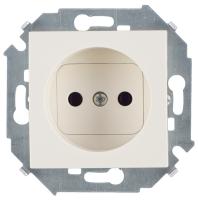 Simon 15 Бежевая Розетка б/з, 16А, 250В, винт.зажим