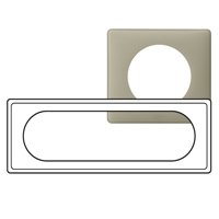 Legrand Celiane2 Перкаль Грин Рамка 6/8 мод