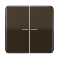 JUNG CD Коричневая Клавиша 2-ая с/п ударопрочная