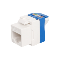 Donel Модуль Keystone Toolless RJ45, cat. 6, UTP, 180 град., белый, DECKTU6180DW