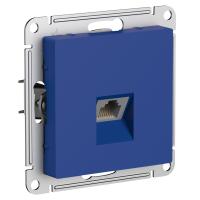 SE AtlasDesign Аквамарин Розетка компьютерная RJ45, кат. 5Е, механизм