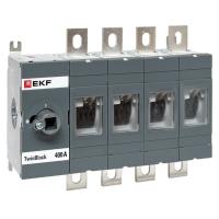 EKF Рубильник 400A 4P без рукоятки управления TwinBlock