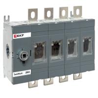 EKF Рубильник 200A 4P без рукоятки управления TwinBlock