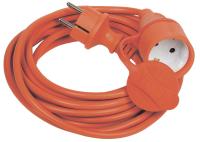 IEK Шнур УШ-01РВ оранж. с вилкой и розеткой 2Р+РЕ/50 метров 3х1,0 мм2 IP44