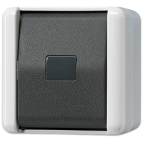 JUNG Кнопка без фиксации с НО контактом для накладного монтажа IP44