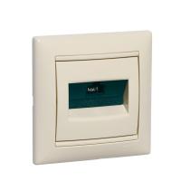 Legrand Valena Крем Розетка комп(RJ45) 1-ая 5 кат.крепление винт.(без лапок)