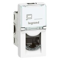 Legrand Mosaic Розетка RJ45 UTP кат6 1мод. бел.