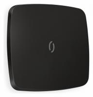 Лицевая панель OMEGA (Черный матовый) для 1-клавишных выключателей с подсветкой QUANT OP8020