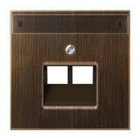 JUNG крышка для модульных разъемов, латунь Antik