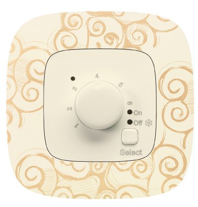 Legrand Valena ALLURE Сл.кость Накладка регулятора теплого пола
