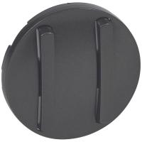 Legrand Celiane2 Графит Клавиша 2-ая для бесшумного выключателя с подсветкой