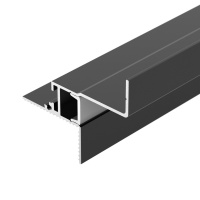 Arlight Профиль СEIL-S12-SHADOW-20-SIDE-3000 ANOD BLACK (Алюминий)