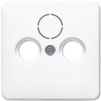 JUNG CD 500/CD plus Белая Накладка TV-FM-SAT